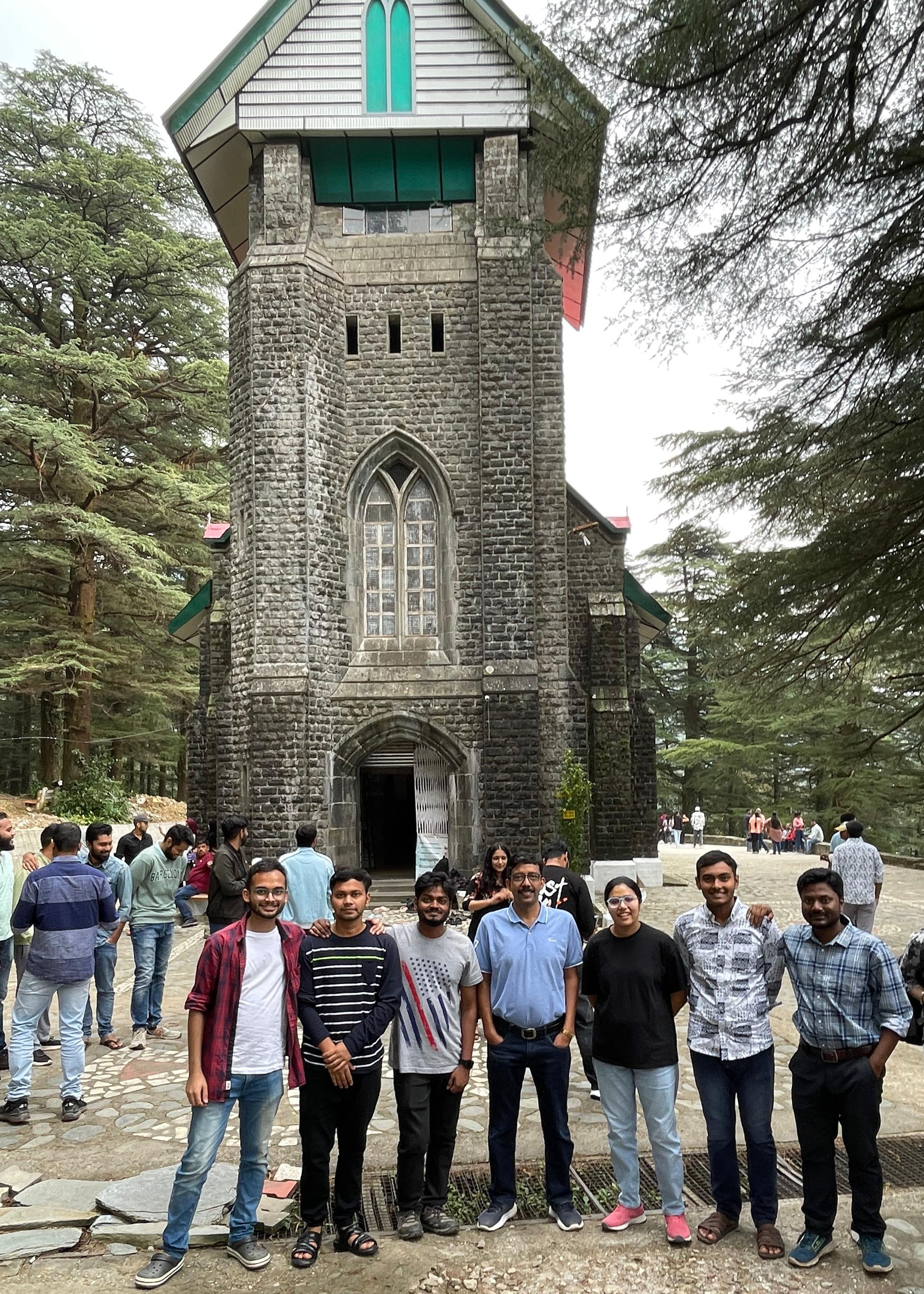 at St. john church Mcleodganj