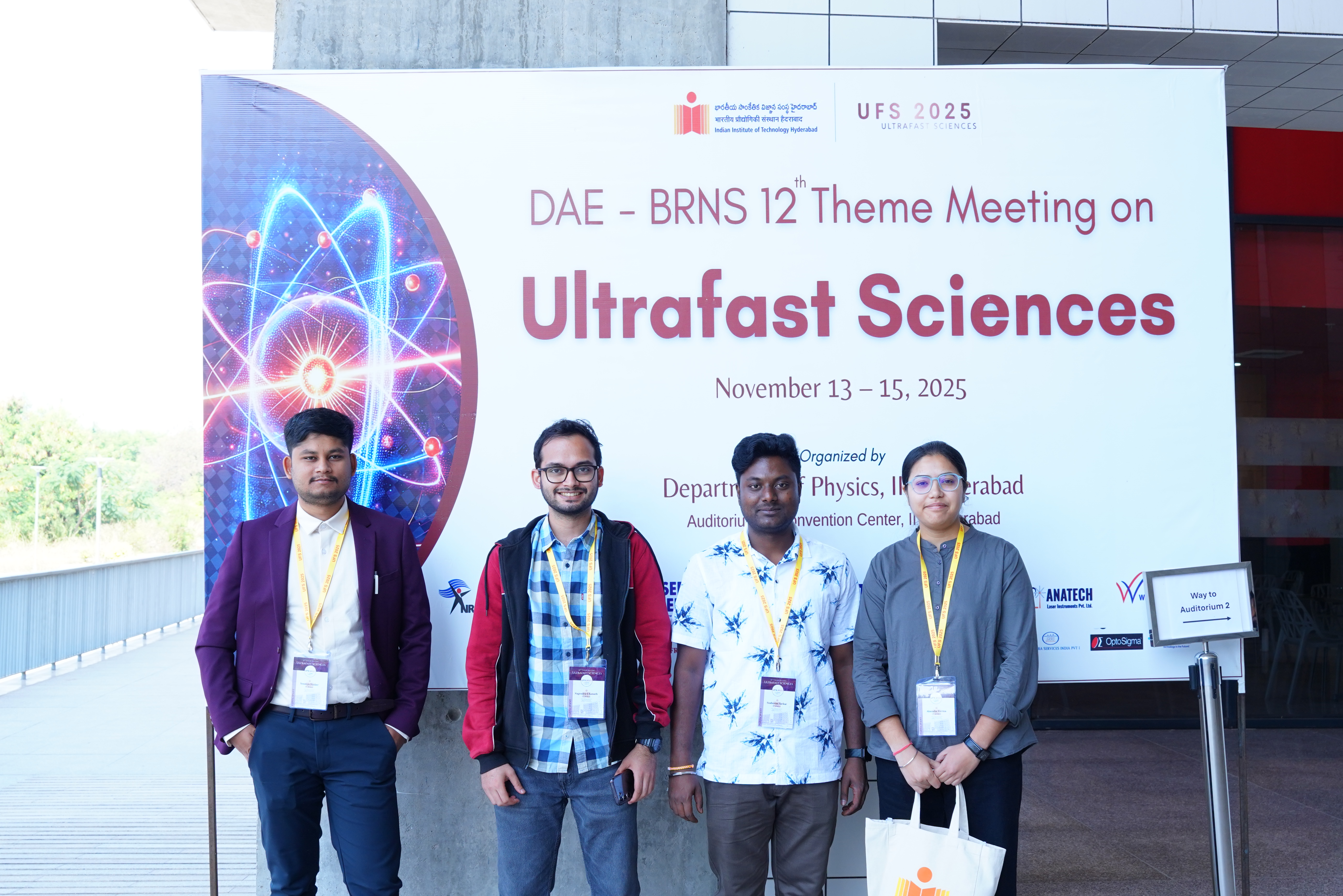 Group Photo at UFS 2024, IIT Hyderabadi